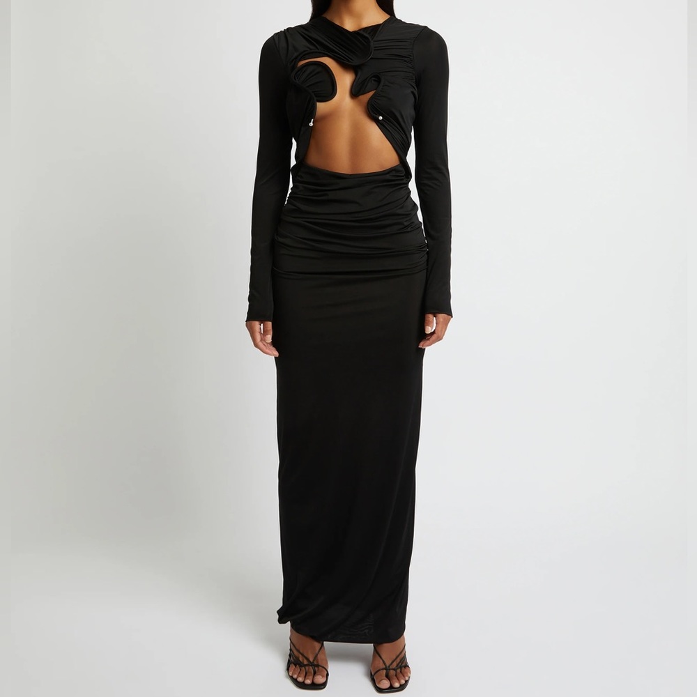 CHRISTOPHER ESBER worn once black dress sz US 6